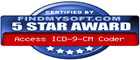 Access ICD-9-CM Coder award 